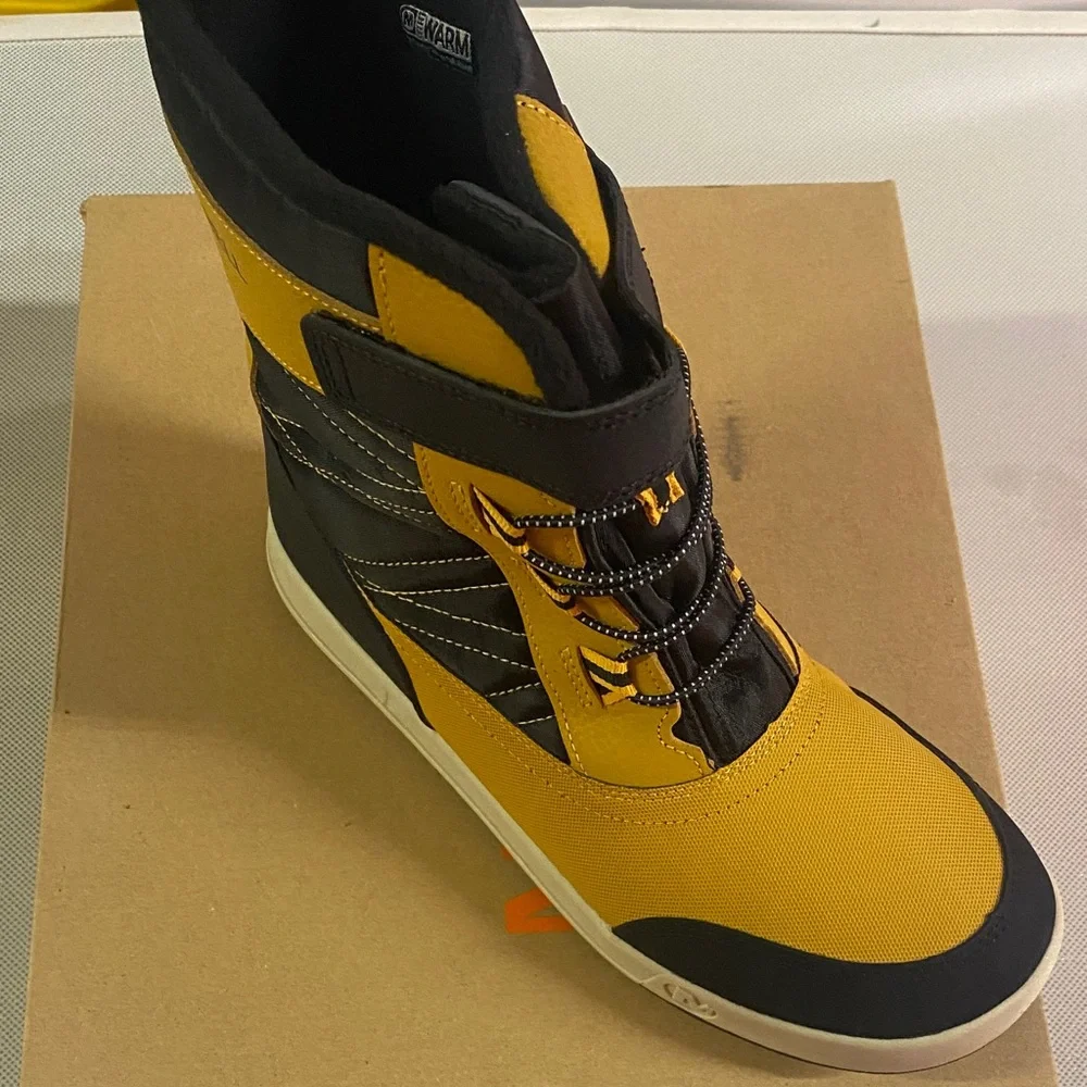 Merrell Men's Black and Yellow Rain Boots